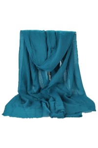 SKSL006 製造淨色麻質圍巾 訂做保暖圍巾 圍巾中心  圍巾材質